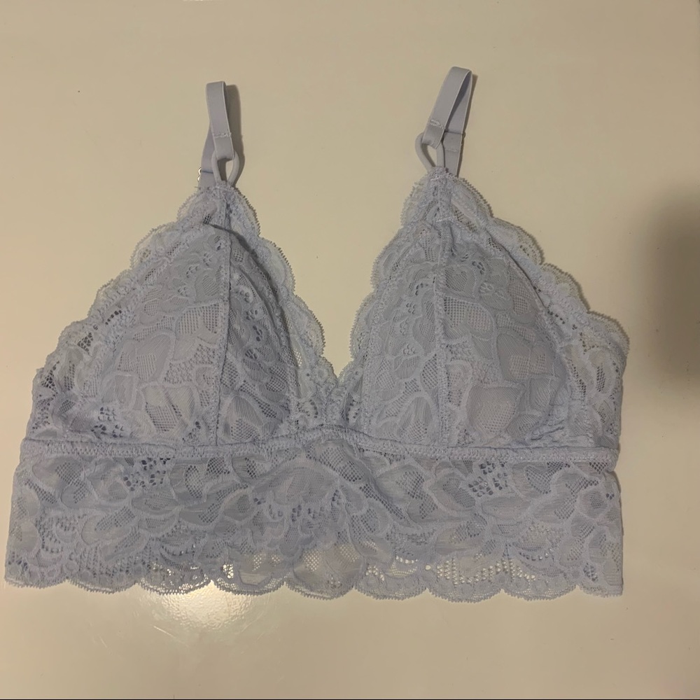 Baby blue bralette